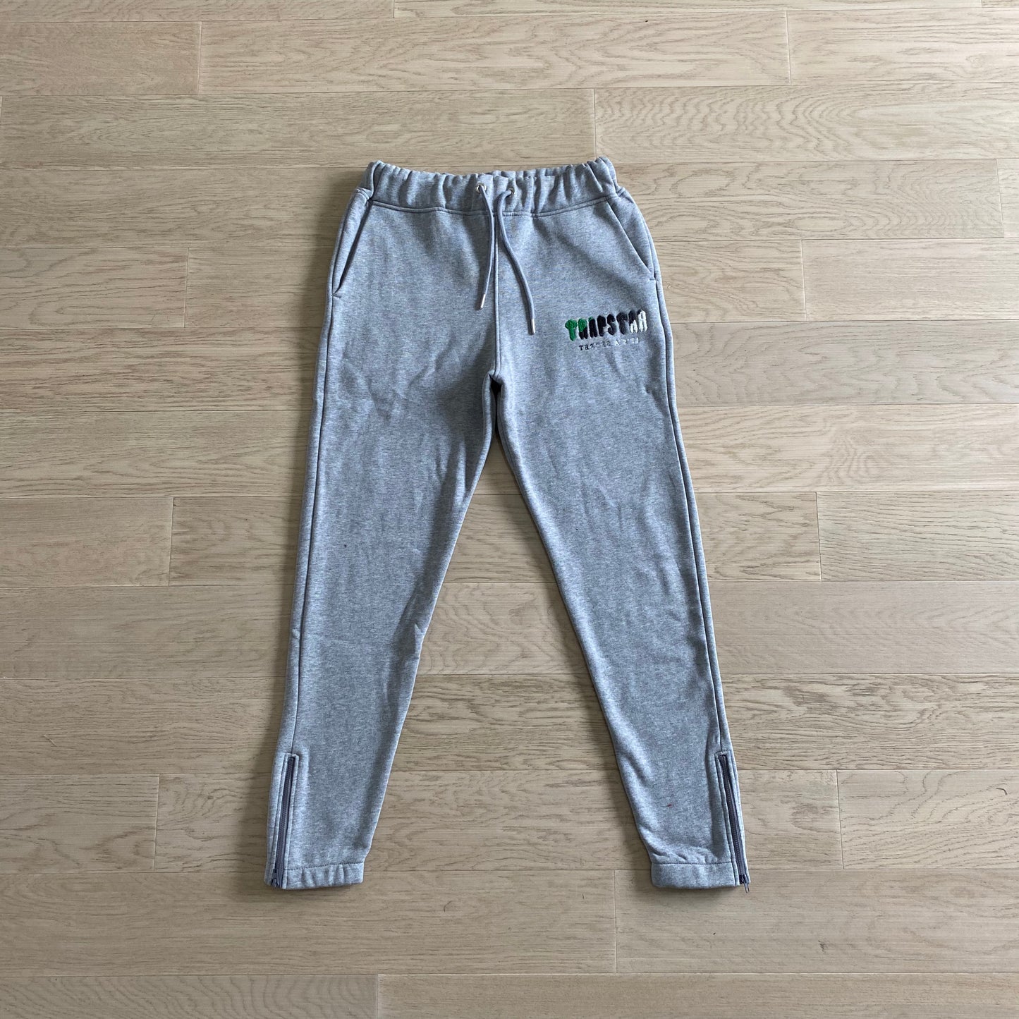 TRAPSTAR GREY/GREEN TRACKSUIT 2.0