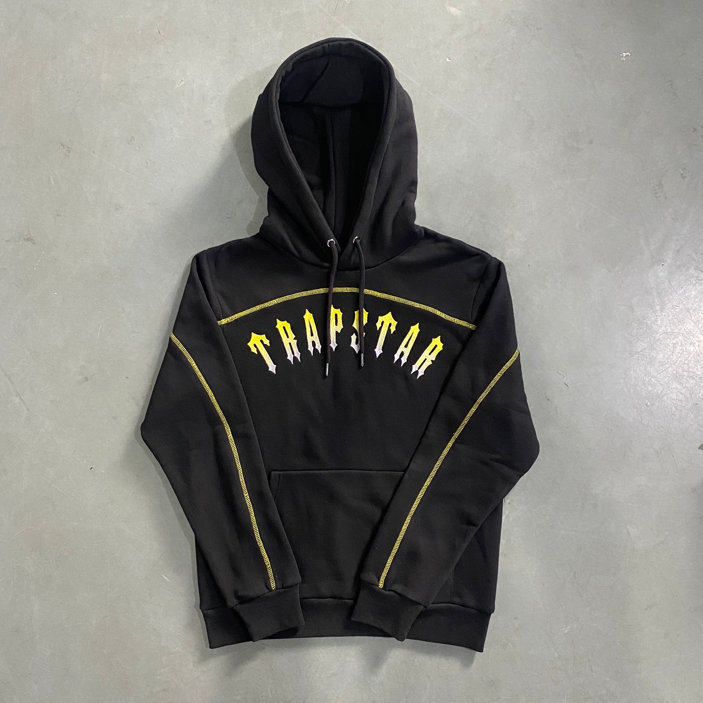 TRAPSTAR BLACK/YELLOW TRACKSUIT 2.0