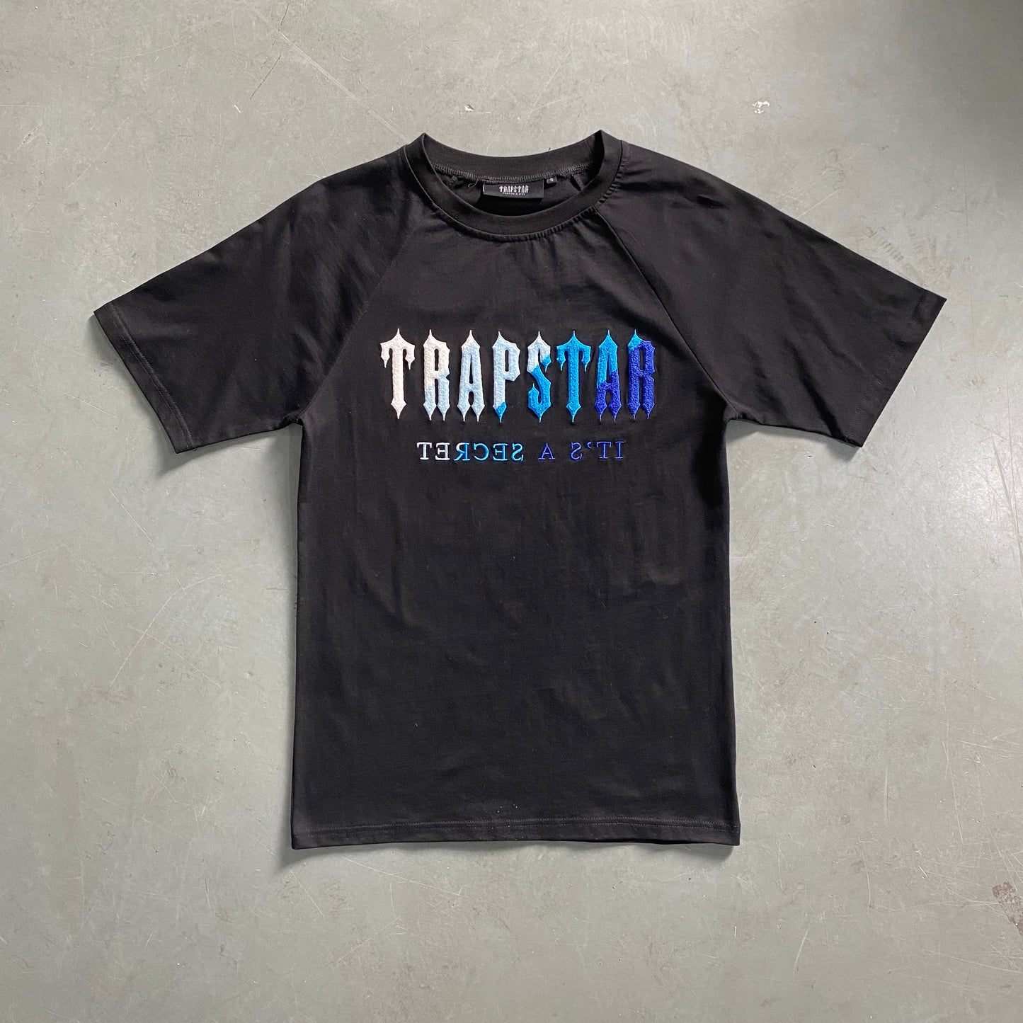 TRAPSTAR BLACK/BLUE T-SHIRT