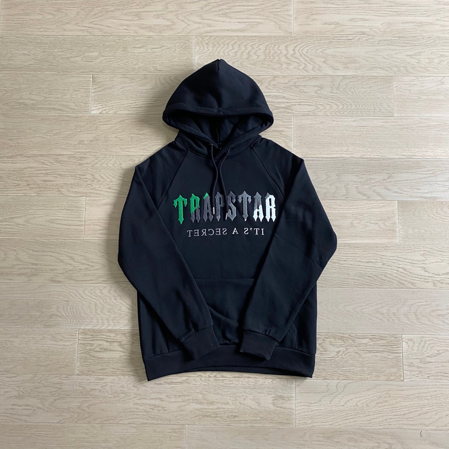 TRAPSTAR BLACK/GREEN TRACKSUIT 2.0