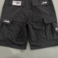 CORTEIZ BLACK/WHITE NYLON SHORTS