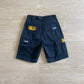 CORTEIZ BLACK/WHITE CARGO SHORTS
