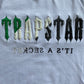 CHENILLE TRAPSTAR BLACK/GREEN T-SHIRT