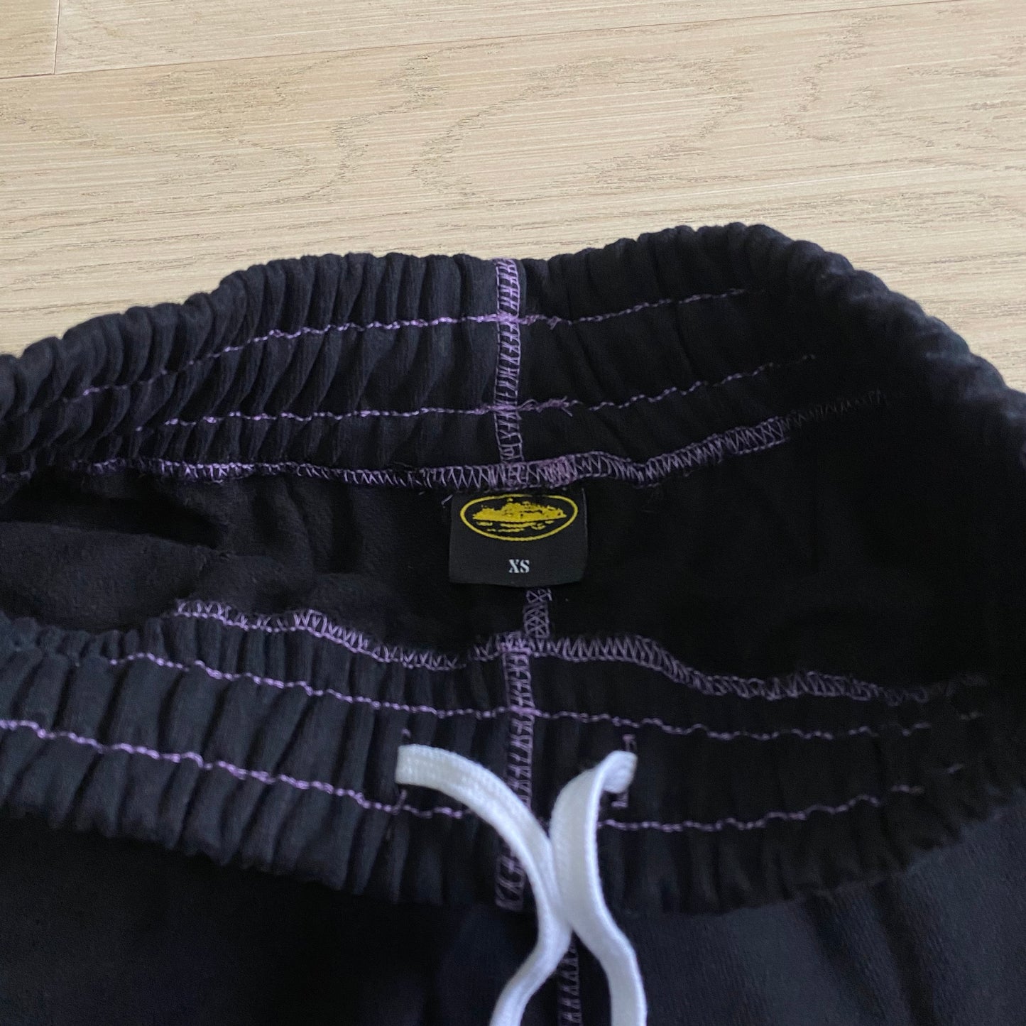 CORTEIZ ALCATRAZ BLACK/PURPLE JOGGERS