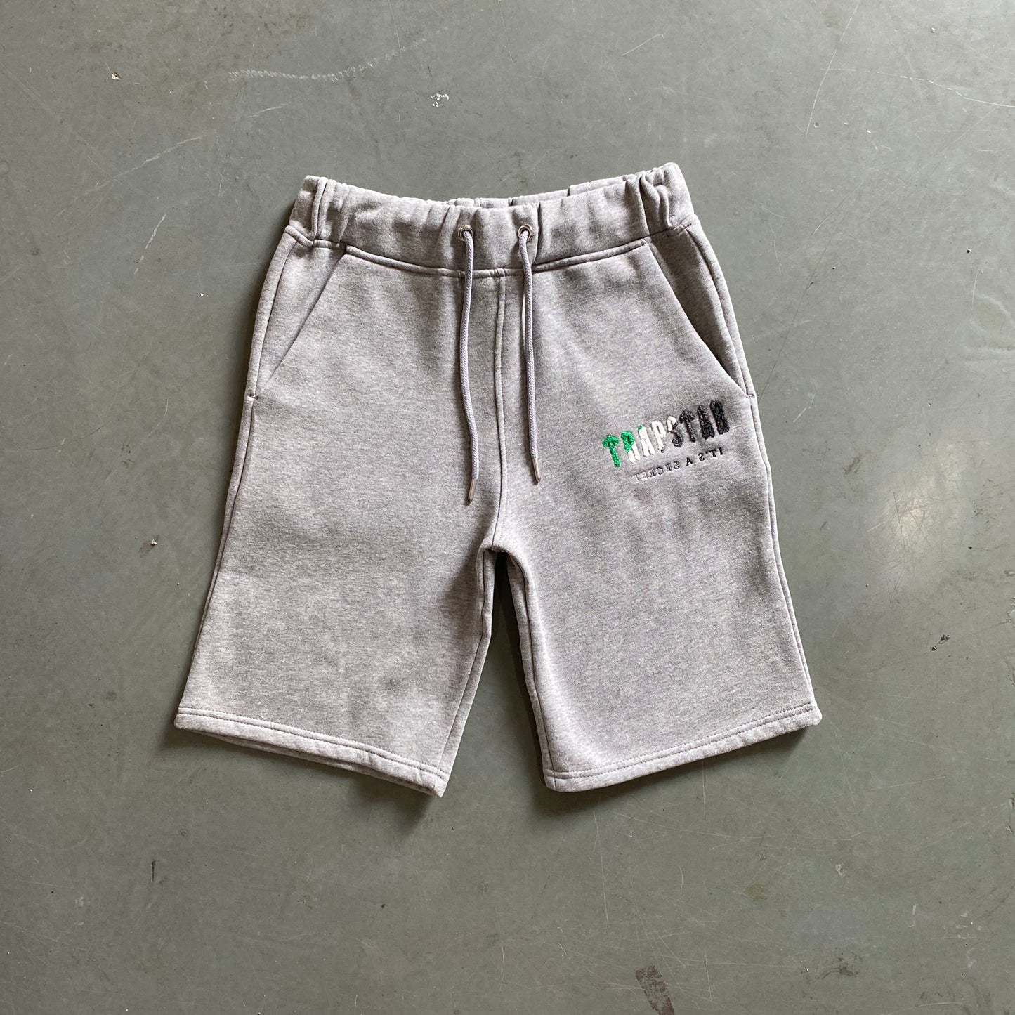 CHENILLE TRAPSTAR GREY/GREEN T-SHIRT