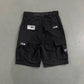 CORTEIZ BLACK/WHITE NYLON SHORTS