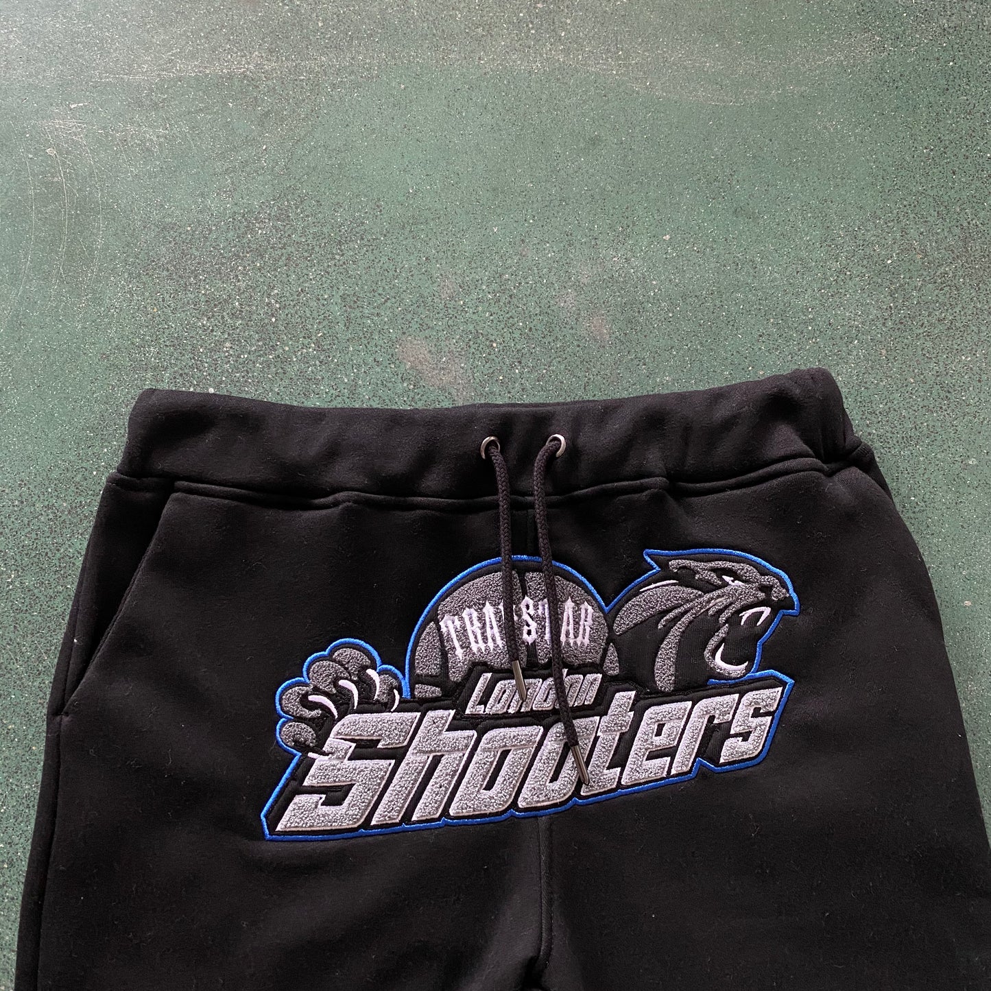 SHOOTERS TRAPSTAR BLACK/BLUE TRACKSUIT