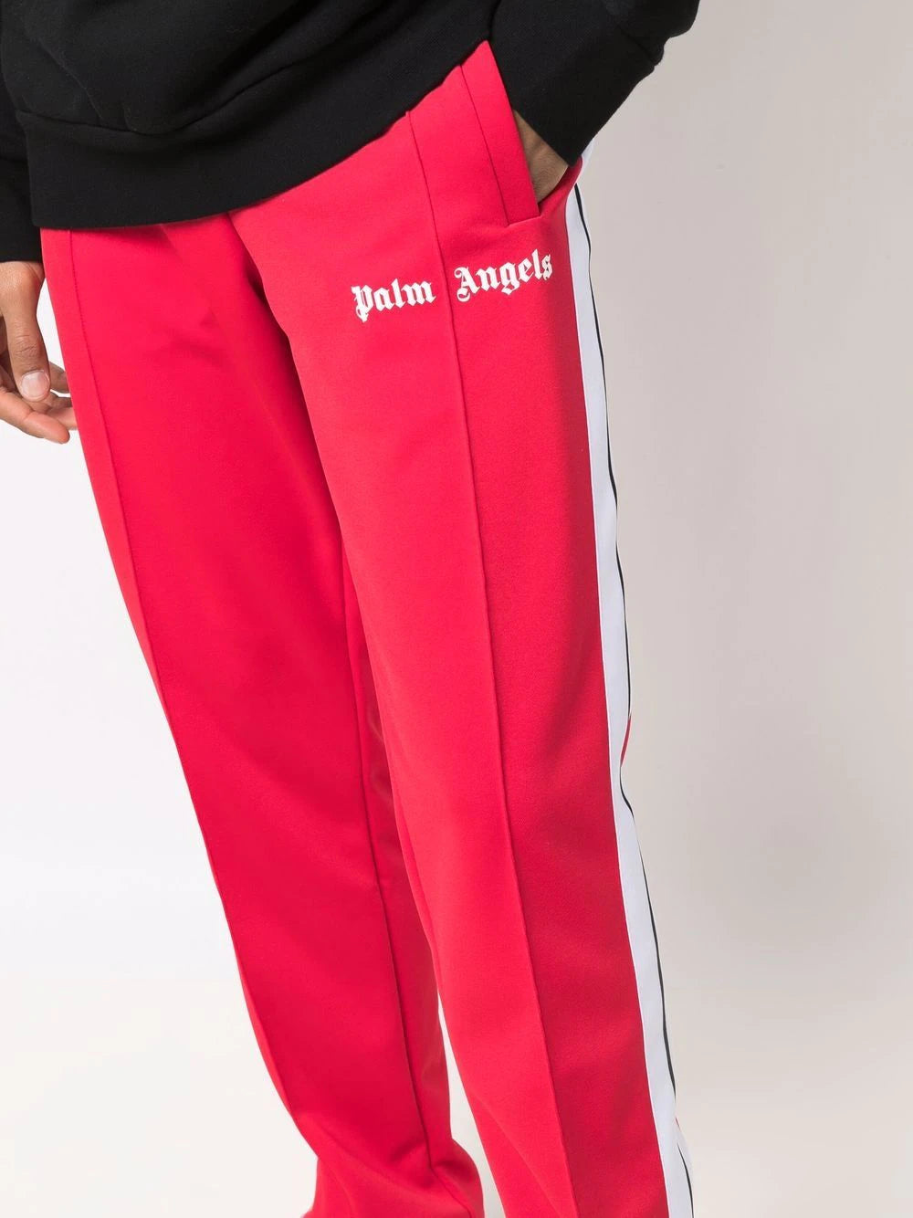 PALM ANGELS RED PANTS