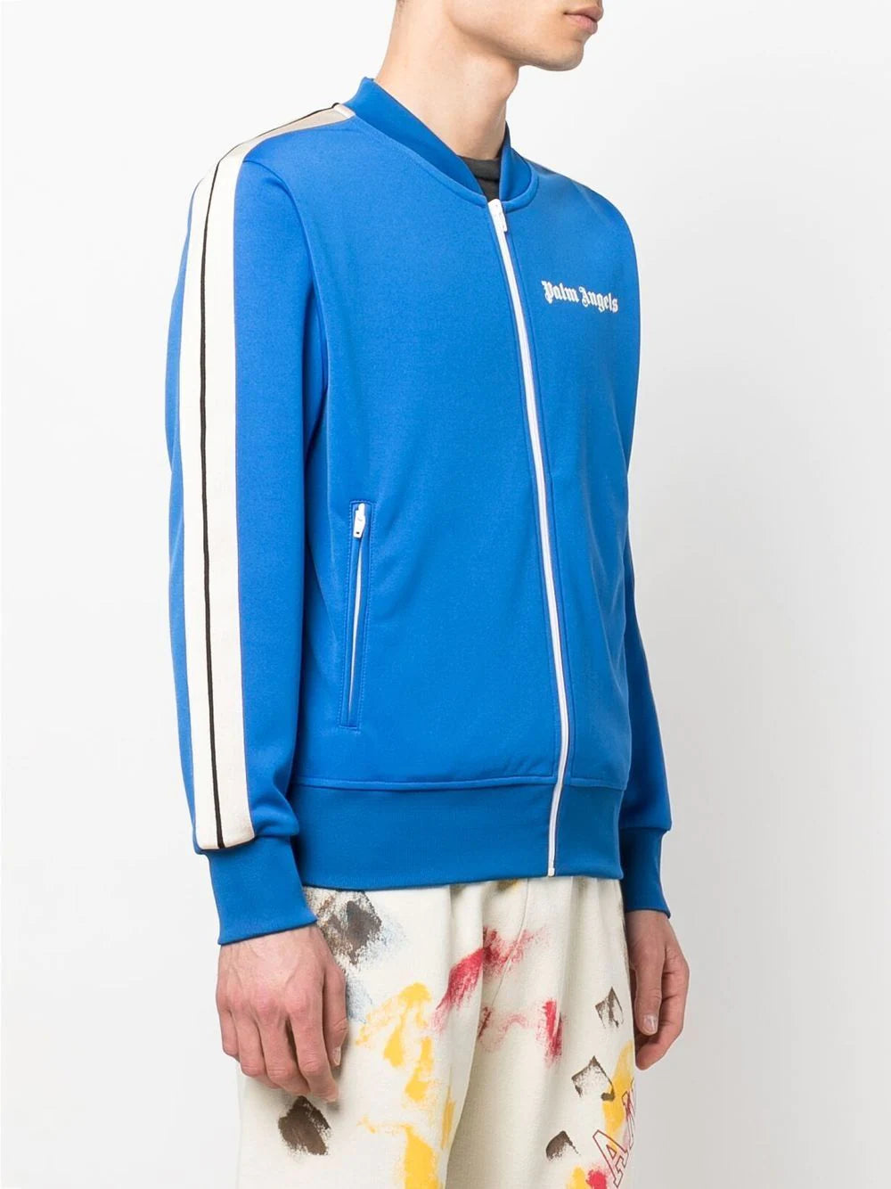 PALM ANGELS BLUE HOODIE