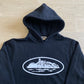 CORTEIZ ALCATRAZ BLACK/WHITE HOODIE 1.0
