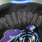 HYPERDRIVE T CHENILLE VARSITY JACKET - BLUE TIGER