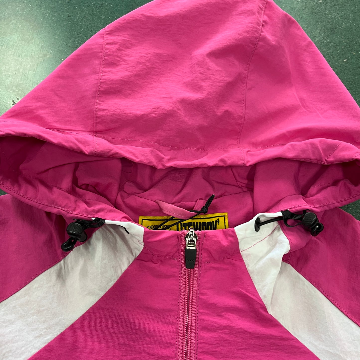 CORTEIZ PINK NYLON HOODIE