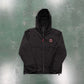 HYPERDRIVE ZIP TRACK TOP - RED BLACK