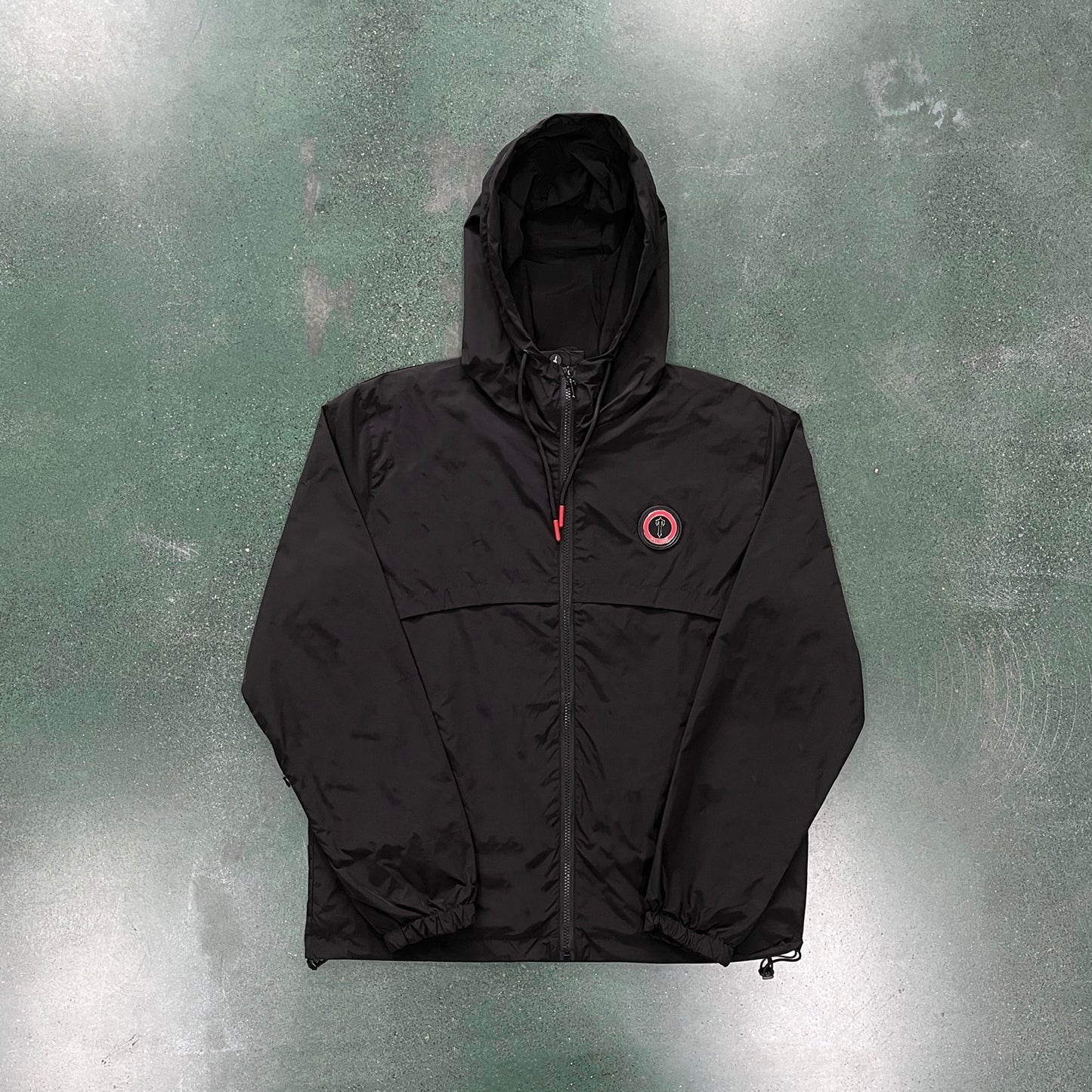 HYPERDRIVE ZIP TRACK TOP - RED BLACK