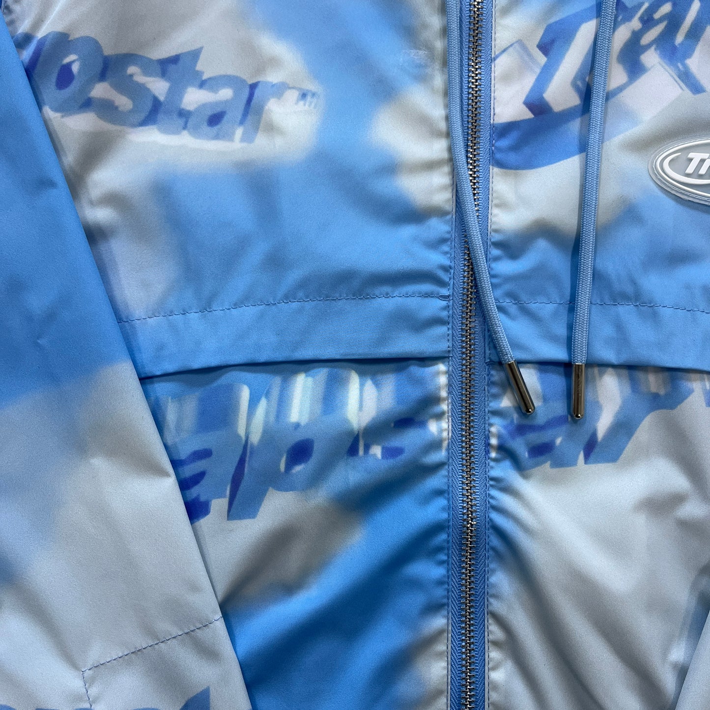 HYPERDRIVE ZIP TRACK TOP - CLOUD WINDBREAKER
