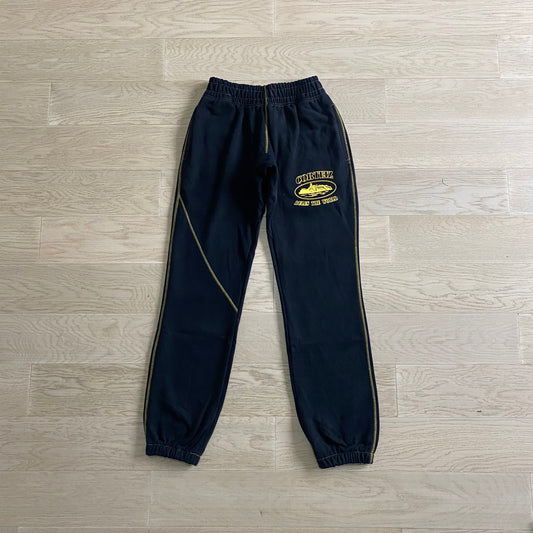 CORTEIZ ALCATRAZ BLACK/YELLOW JOGGERS
