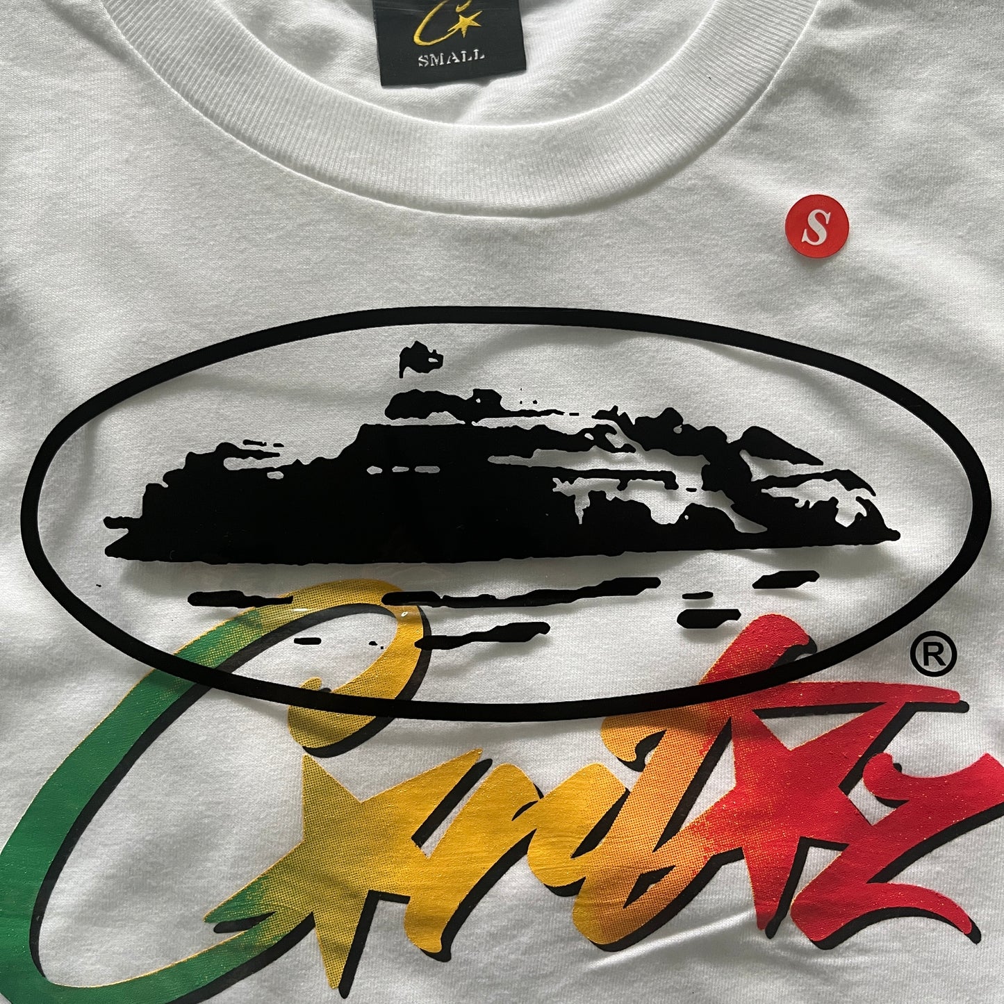 CORTEZ RAINBOW WHITE T-SHIRT