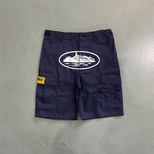 CORTEIZ NIGHT BLUE CARGO SHORTS