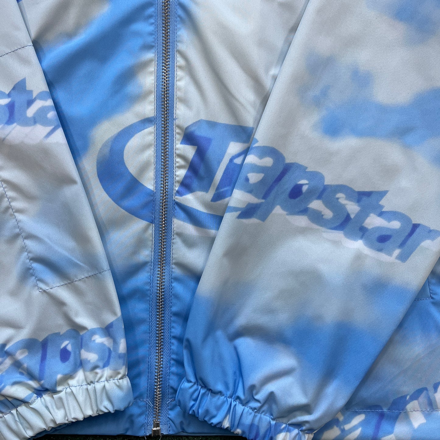 HYPERDRIVE ZIP TRACK TOP - CLOUD WINDBREAKER