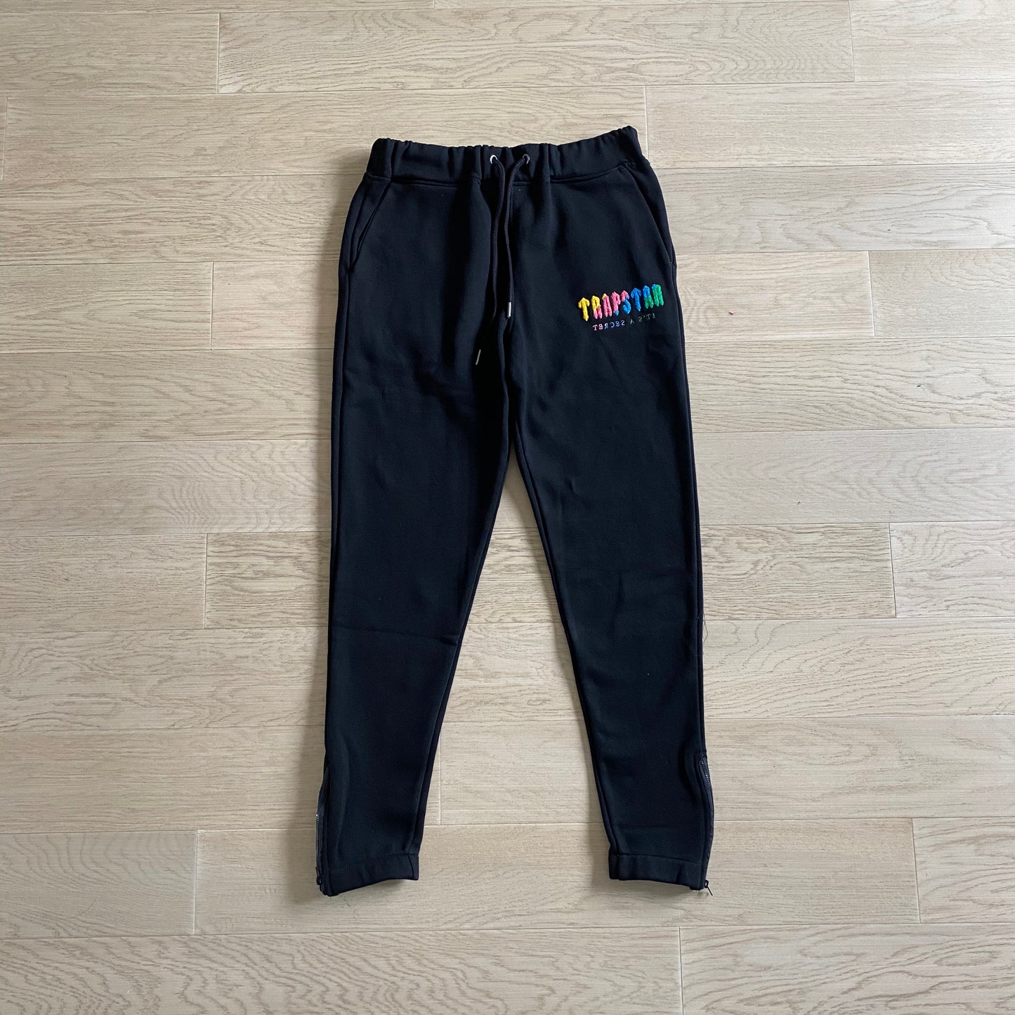 TRAPSTAR RAINBOW BLACK TRACKSUIT