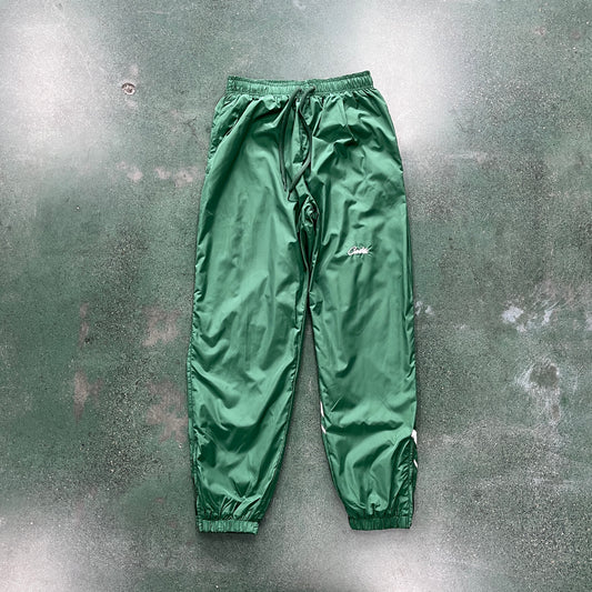 CORTEIZ GREEN NYLON JOGGERS