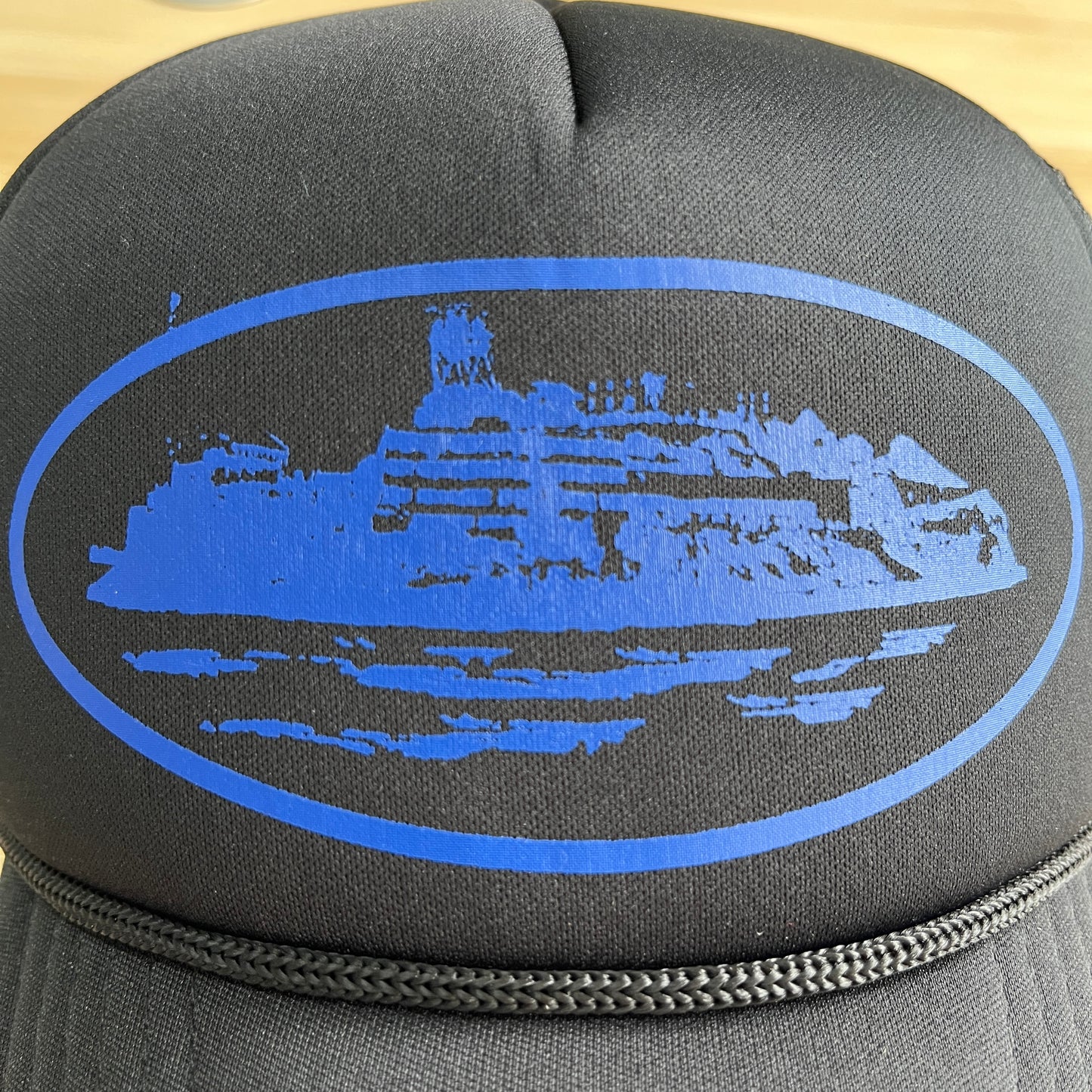 CORTEIZ ALCATRAZ BLACK/BLUE CAP