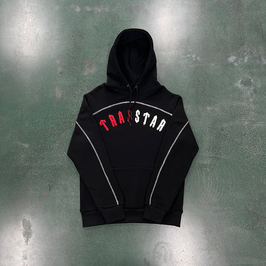 TRAPSTAR BLACK/RED TRACKSUIT 2.0