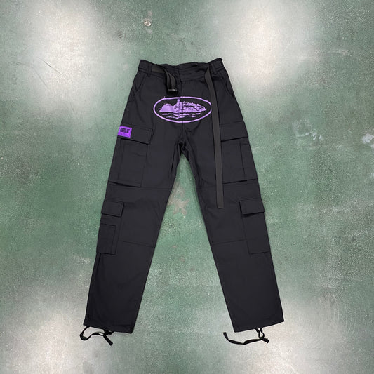CORTEIZ ALCATRAZ BLACK/PURPLE CARGO
