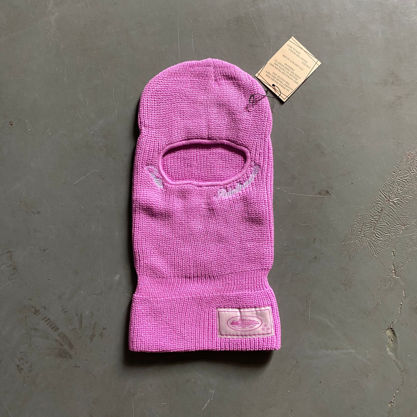 CORTEIZ ALL PINK BALACLAVA