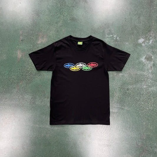 CORTEZ OLYMPIC BLACK T-SHIRT