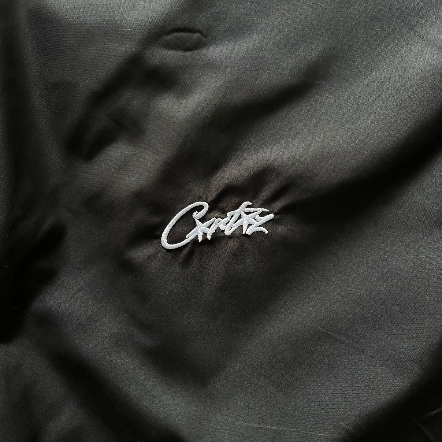 CORTEIZ ALL BLACK NYLON JOGGERS