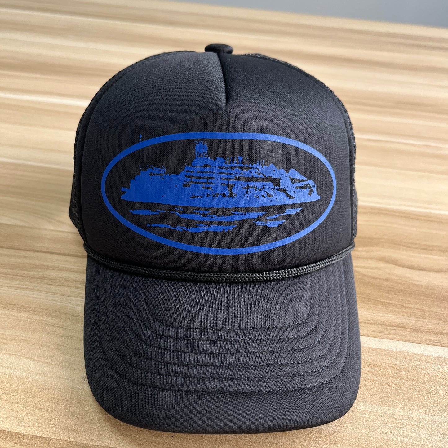 CORTEIZ ALCATRAZ BLACK/BLUE CAP