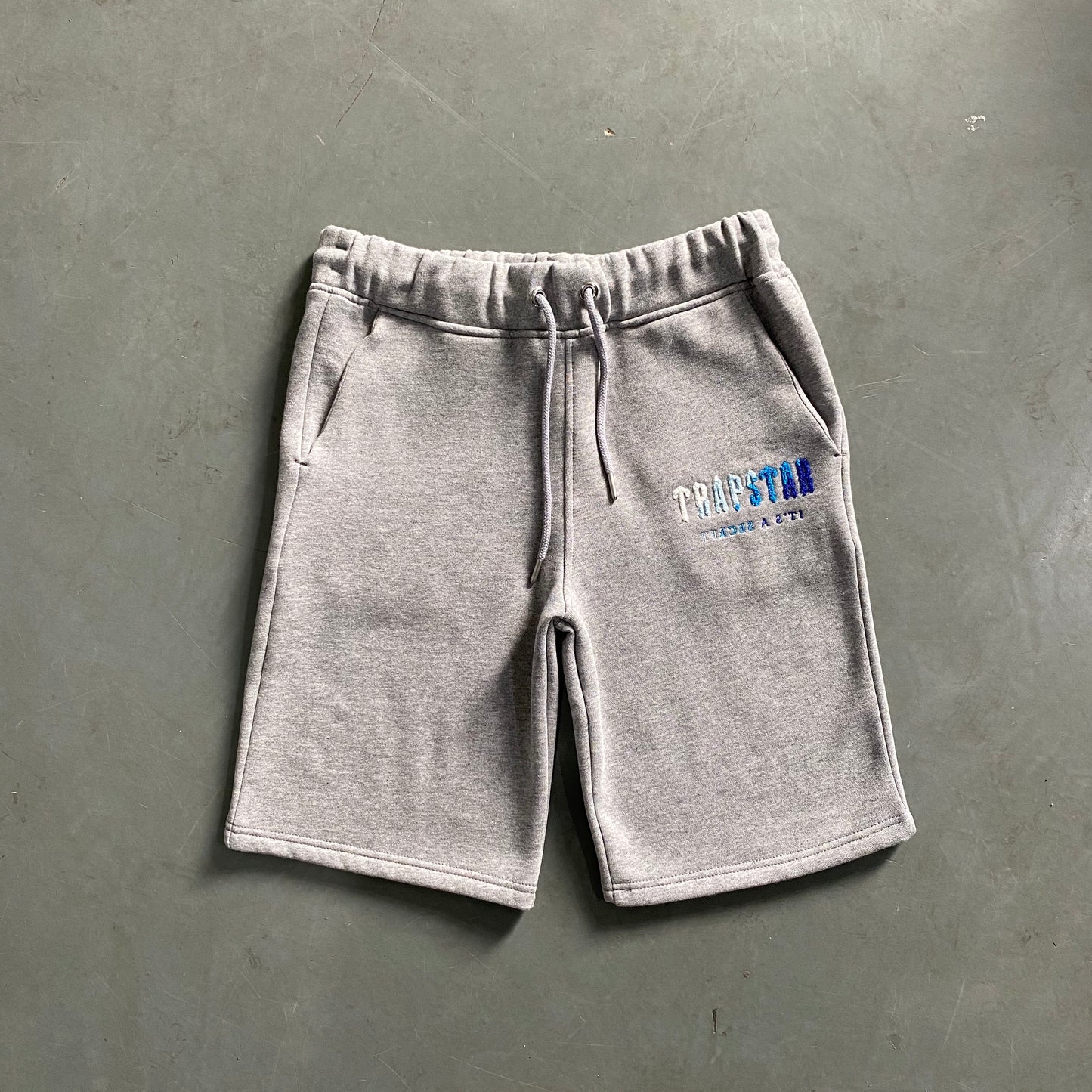 TRAPSTAR GREY/BLUE T-SHIRT