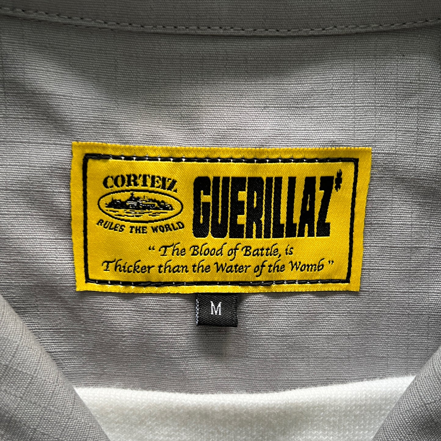 CORTEIZ STADIUM GREY VARSITY JACKET
