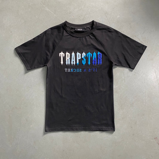 TRAPSTAR BLACK/BLUE T-SHIRT