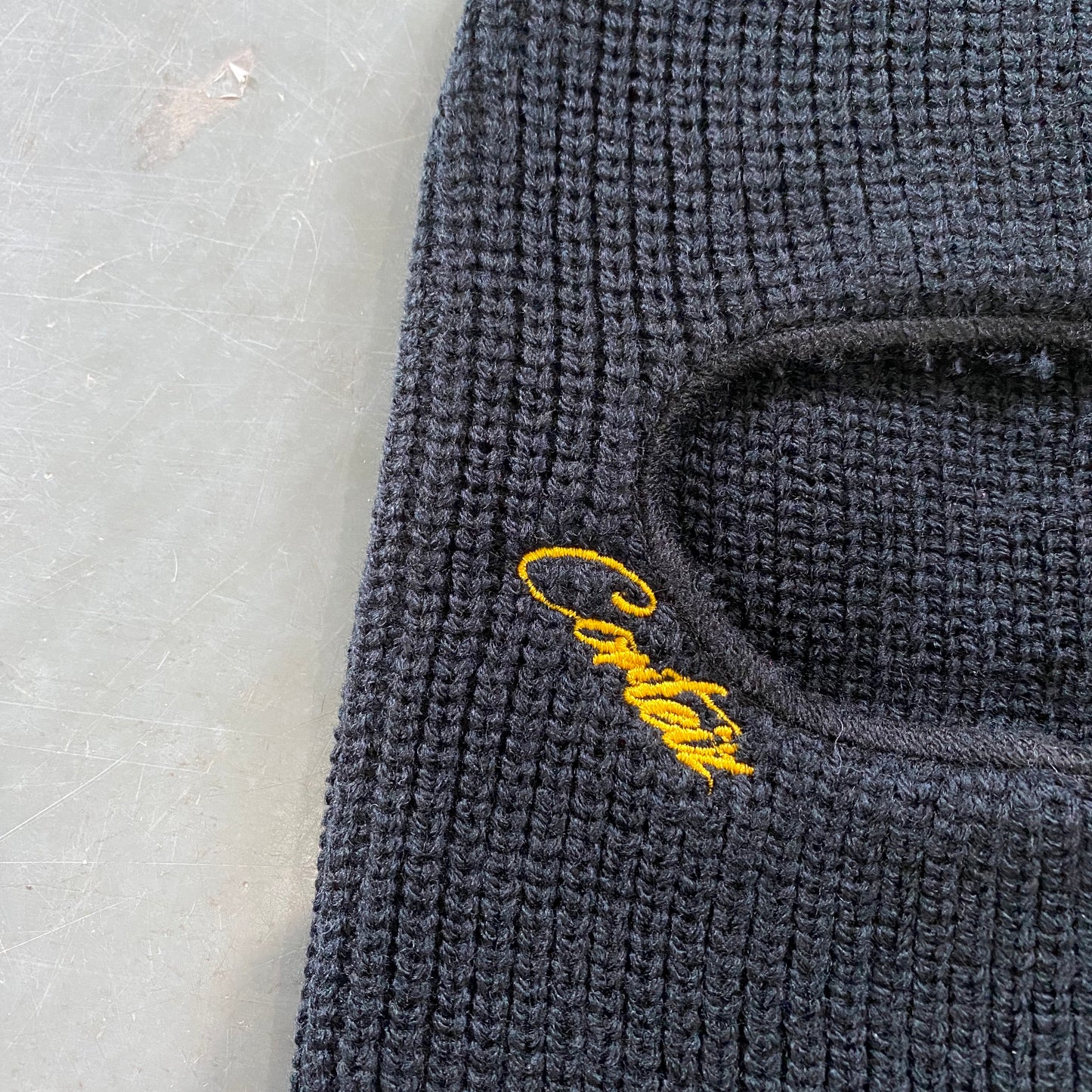 CORTEIZ BLACK/YELLOW BALACLAVA