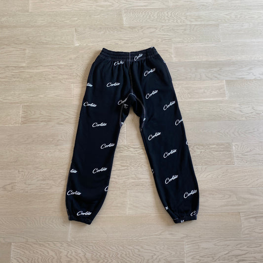 CORTEIZ BLACK/WHITE JOGGERS