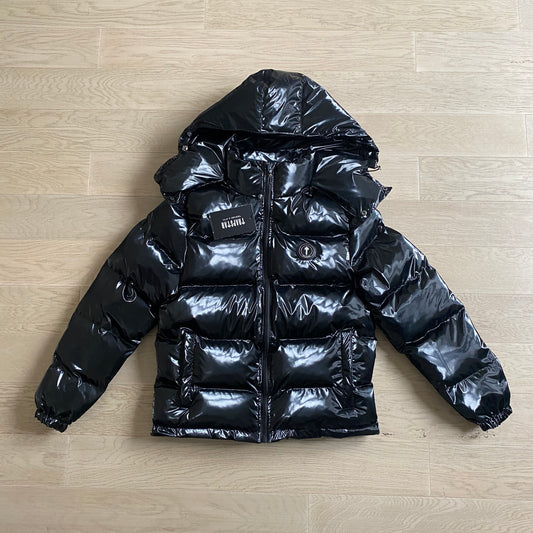 SHINY CAP TRAPSTAR PUFFER- BLACK 2.0