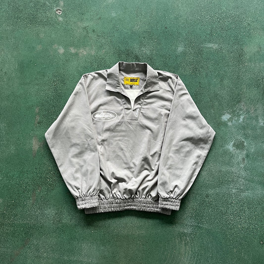 CORTEIZ STADIUM GREY VARSITY JACKET