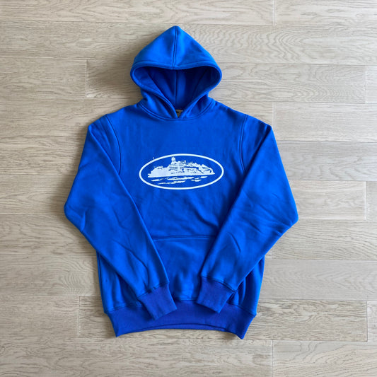 CORTEIZ ALCATRAZ BLUE/WHITE HOODIE 1.0