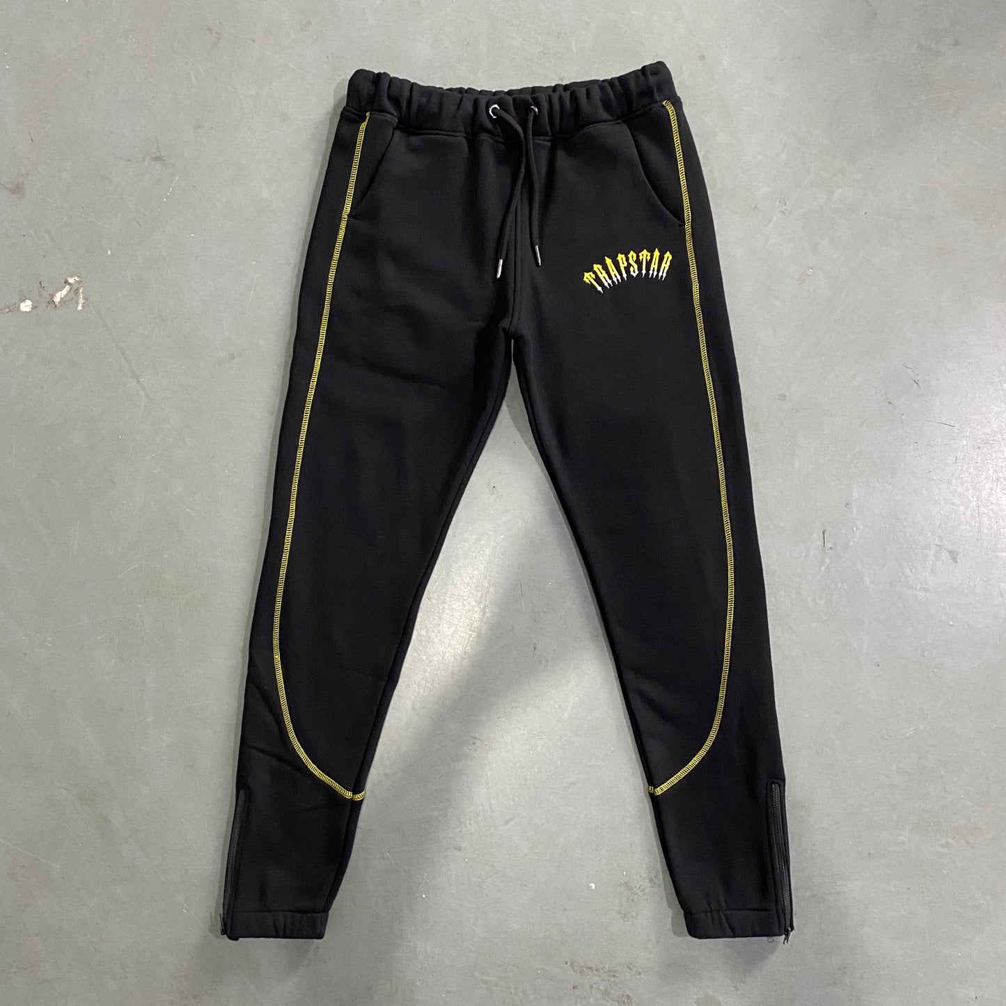 TRAPSTAR BLACK/YELLOW TRACKSUIT 2.0