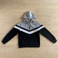 TRAPSTAR V-STRIPE BLACK/GREY TRACKSUIT 3.0