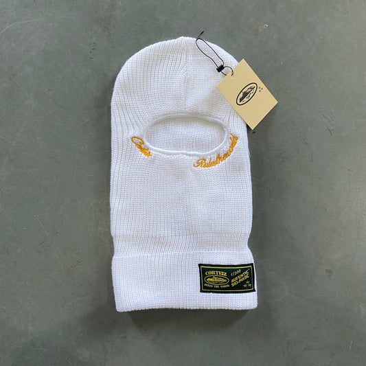 CORTEIZ WHITE/YELLOW BALACLAVA