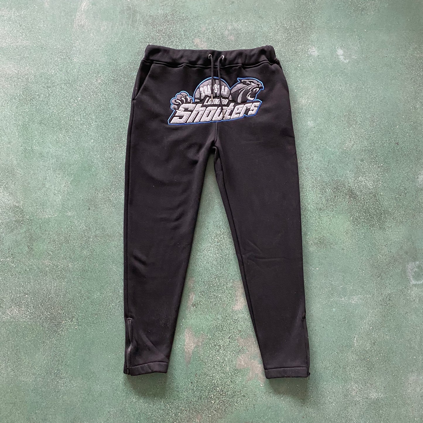 SHOOTERS TRAPSTAR BLACK/BLUE TRACKSUIT