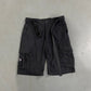 CORTEIZ BLACK/WHITE NYLON SHORTS