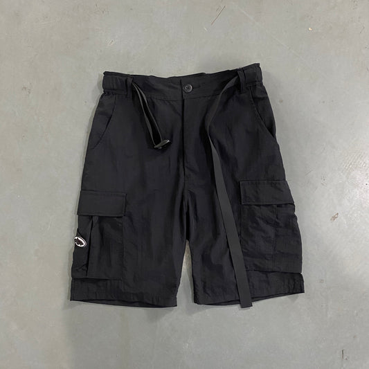 CORTEIZ BLACK/WHITE NYLON SHORTS