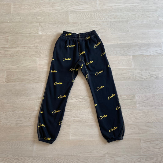 CORTEIZ BLACK/YELLOW JOGGERS