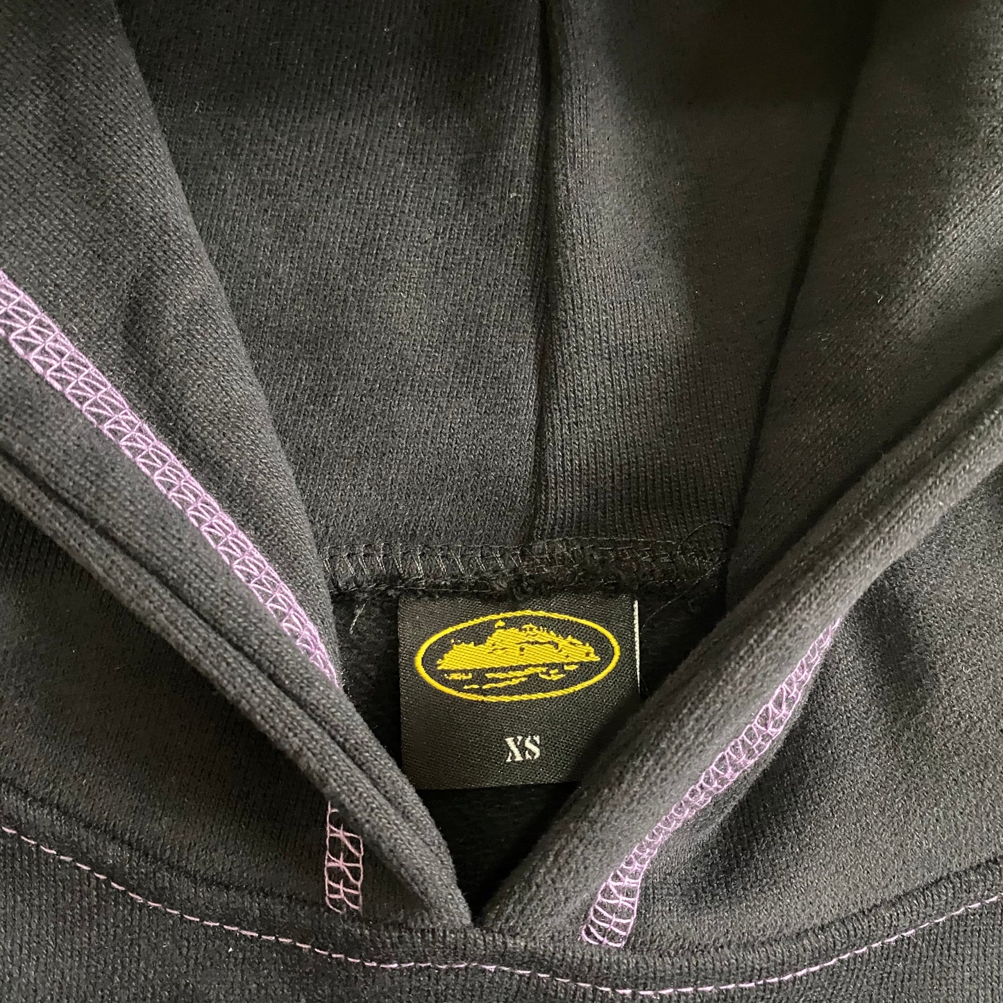 CORTEIZ ALCATRAZ BLACK/PURPLE HOODIE