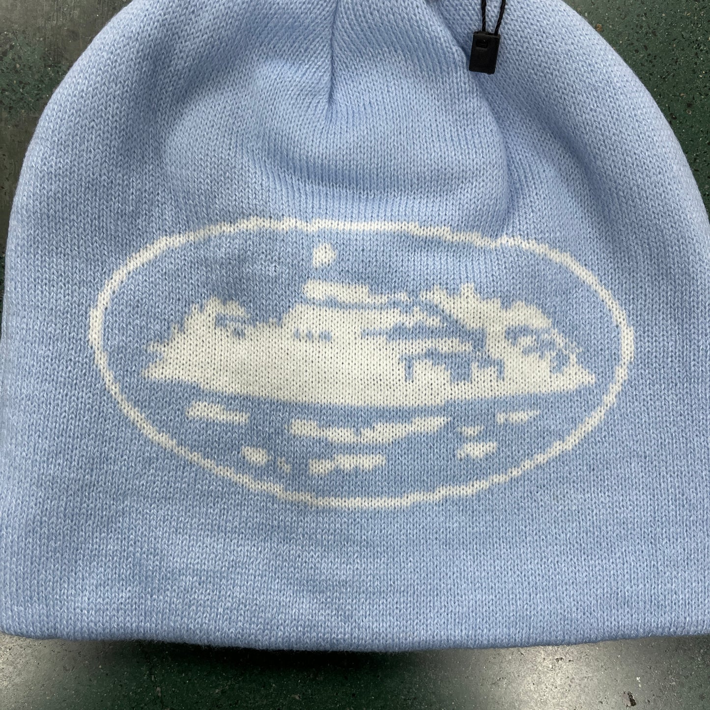 CORTEIZ ALCATRAZ LIGHTBLUE BEANIE