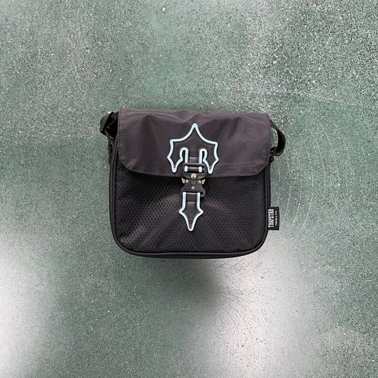 TRAPSTAR BLACK/ICE BLUE BAG